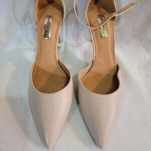 HALOGEN - Nude & Silver Heels